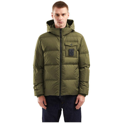 Refrigiwear Green Nylon Men Jacket