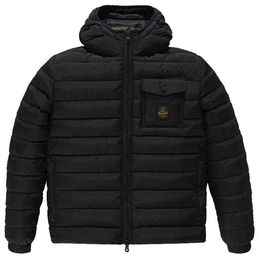 Refrigiwear Black Nylon Men Jacket Refrigiwear Black