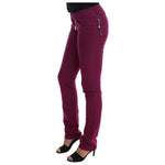 Costume National Elegant Purple Super Slim Jeans Costume National Dark Slate Gray