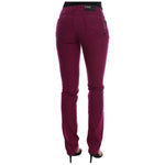 Costume National Elegant Purple Super Slim Jeans Costume National Dark Slate Gray