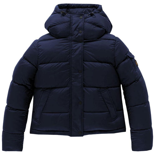 Refrigiwear Blue Polyester Jackets & Coat Refrigiwear Black