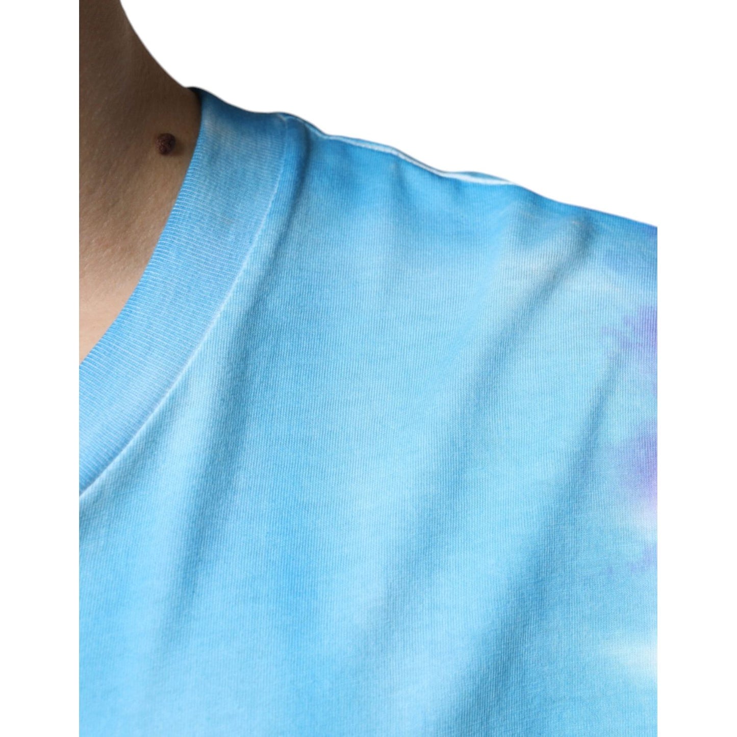 Dolce & Gabbana Multicolor Tie Dye Cotton Sleeveless T-shirt