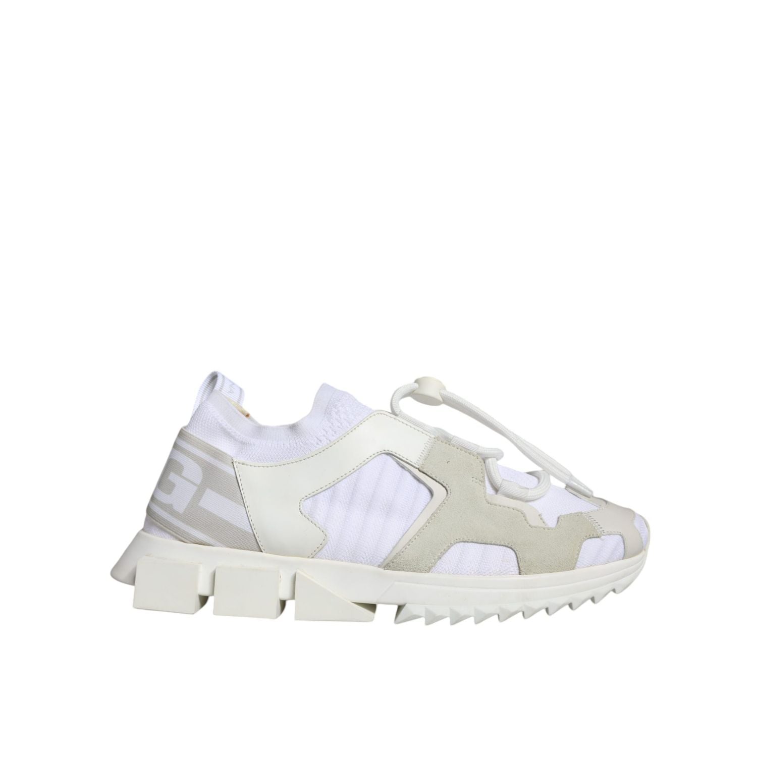 Dolce & Gabbana White Mesh Sorrento Trekking Sneakers Shoes