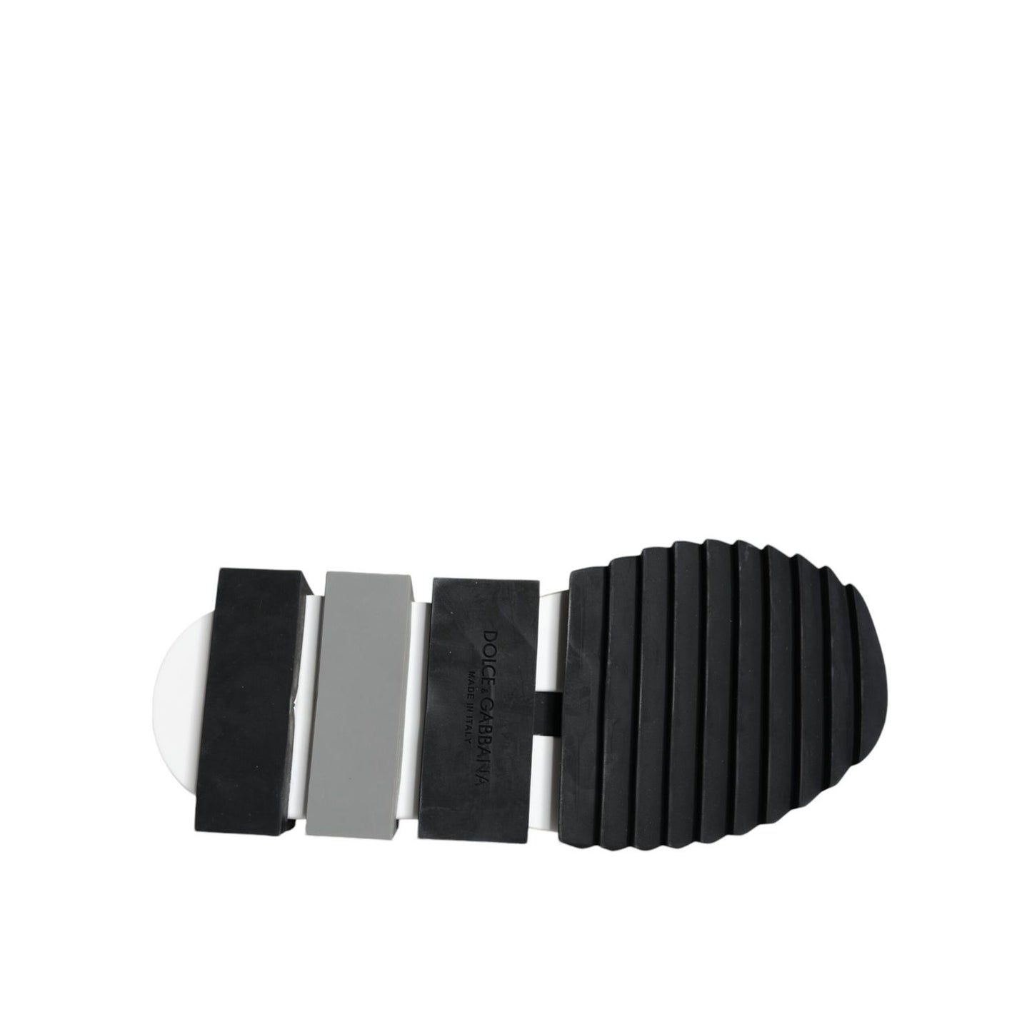 Dolce & Gabbana Black White Sorrento Low Top Sneakers Shoes