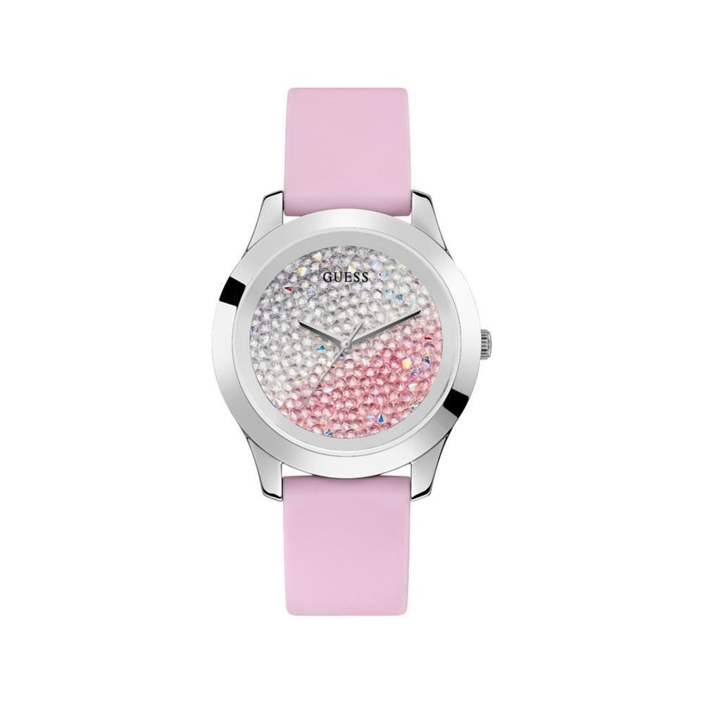 Guess Multicolor Rubber Dress Watch