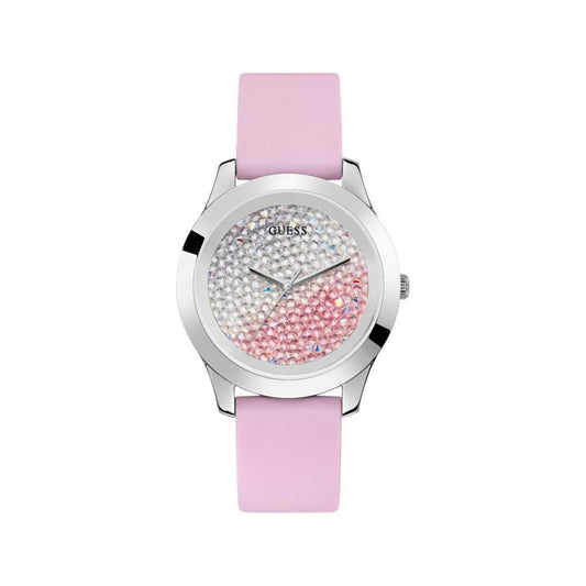 Guess Multicolor Rubber Dress Watch