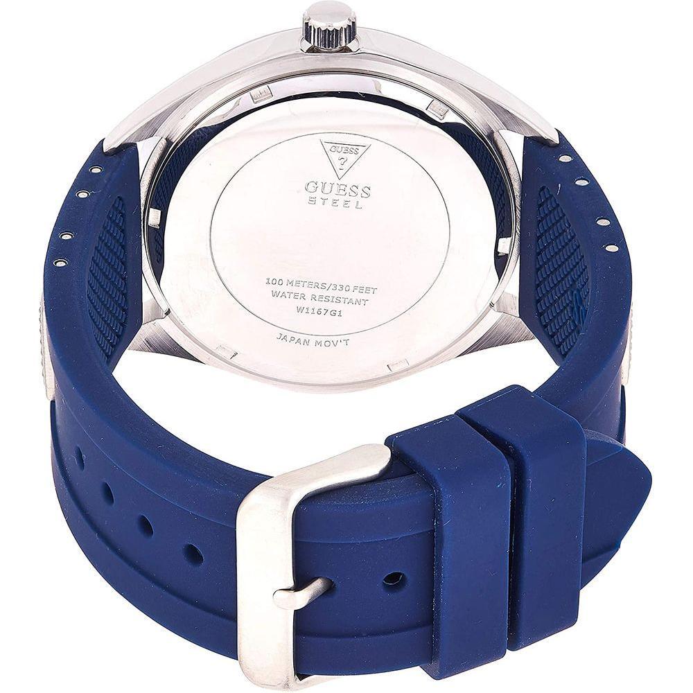 Guess Blue Synthetic Sport Watch