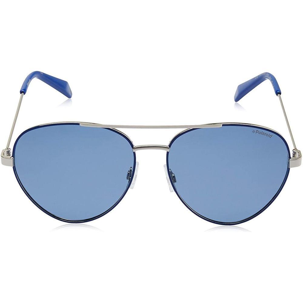 Polaroid Blue Metal Sunglasses