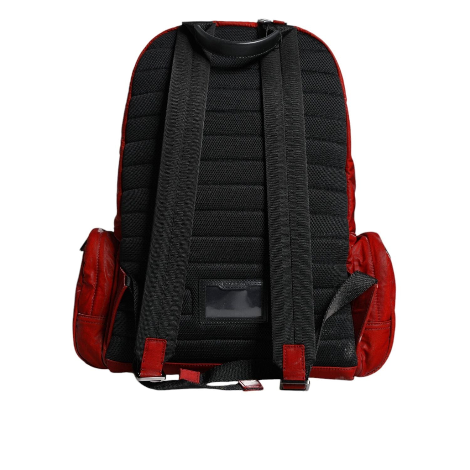 Front view with bag zipped and handles upright.