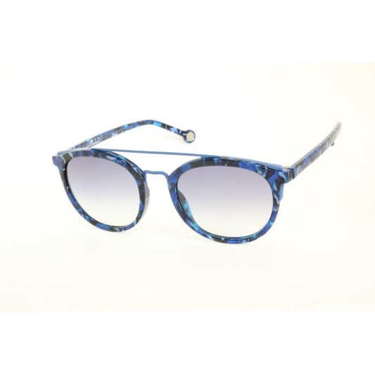 Carolina Herrera Blue Plastic Sunglasses Carolina Herrera White Smoke