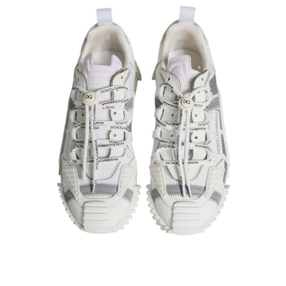 Dolce & Gabbana White Lace Up Low Top NS1 Sneakers Shoes