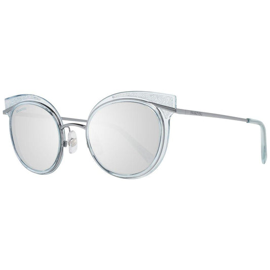 Swarovski Blue Metal And Plastic Sunglasses Swarovski Light Gray