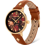 Police Brown Leather Watch POPL16034MSG02AC