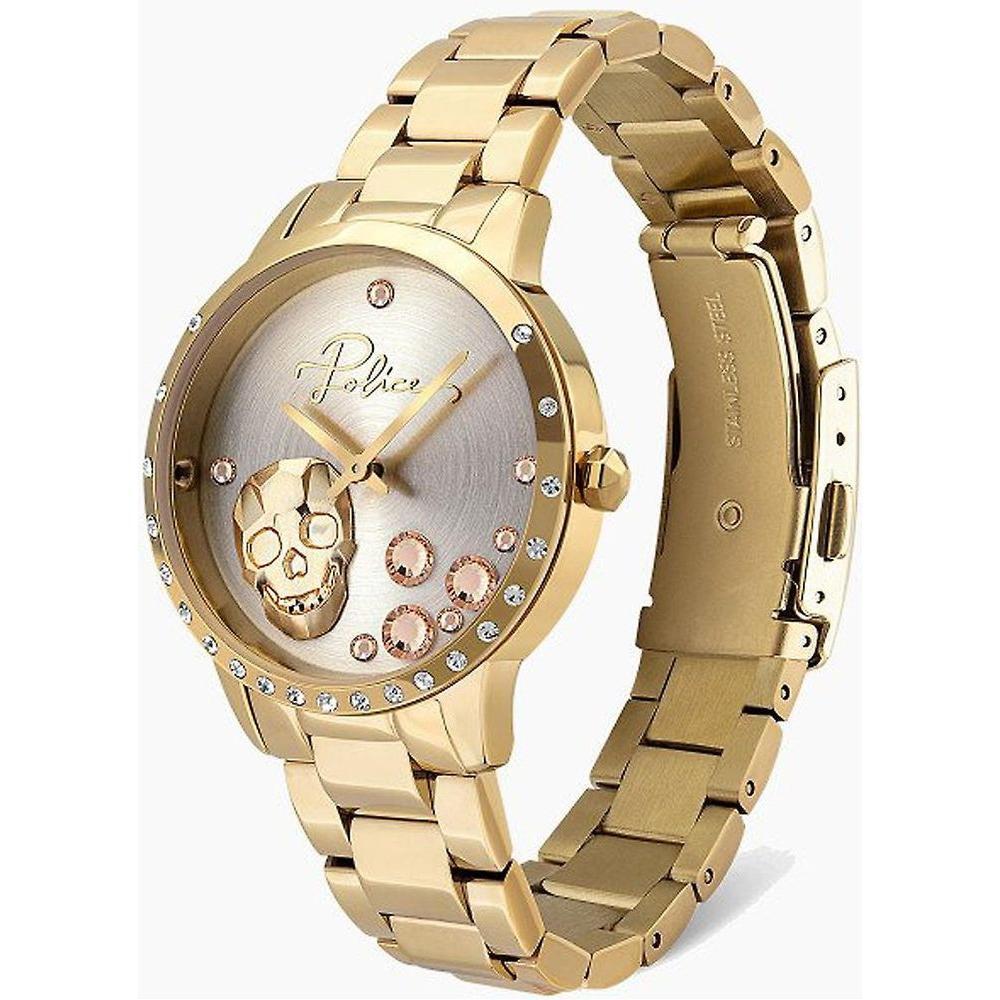 Police Gold Stainless Steel Watch POPL16071MSG22MAC