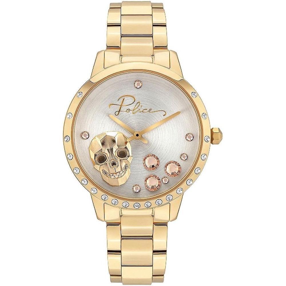 Police Gold Stainless Steel Watch POPL16071MSG22MAC