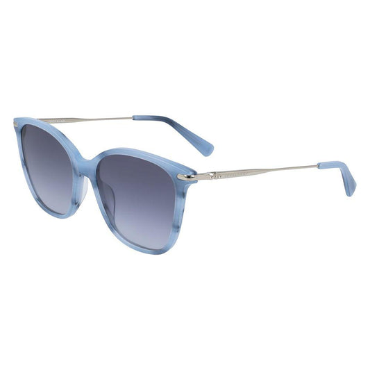 Longchamp Blue Acetate Sunglasses Longchamp Light Slate Gray