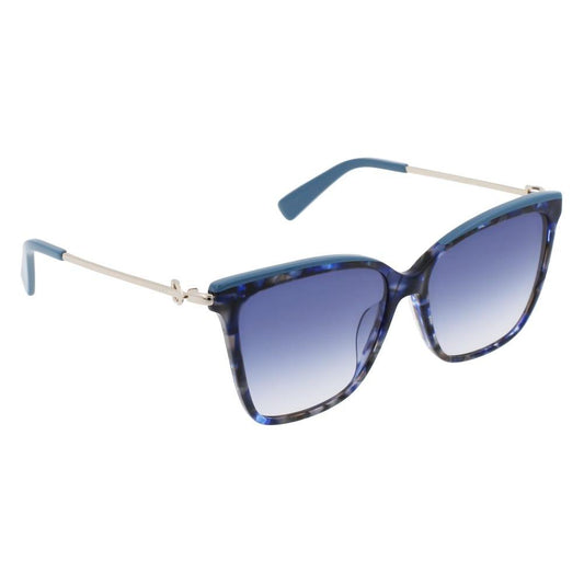 Longchamp Blue Acetate Sunglasses Longchamp Light Slate Gray