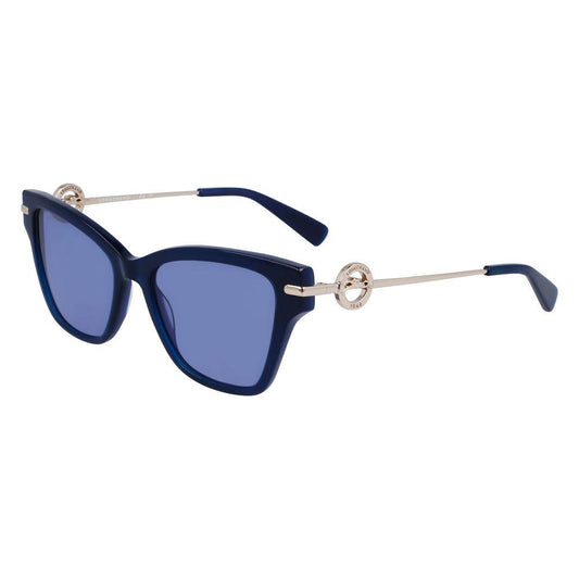 Longchamp Blue Acetate Sunglasses Longchamp Light Slate Gray
