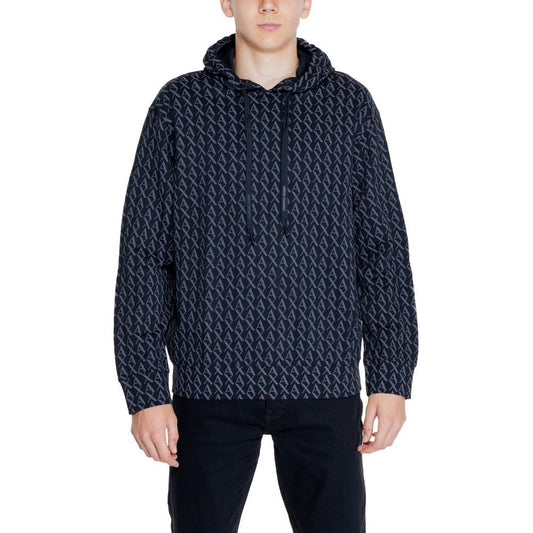 Armani Exchange Black Cotton Sweater Armani Exchange Dark Slate Gray