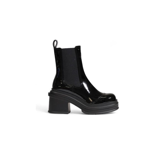 Armani Exchange Black Polyester Boot Armani Exchange Black
