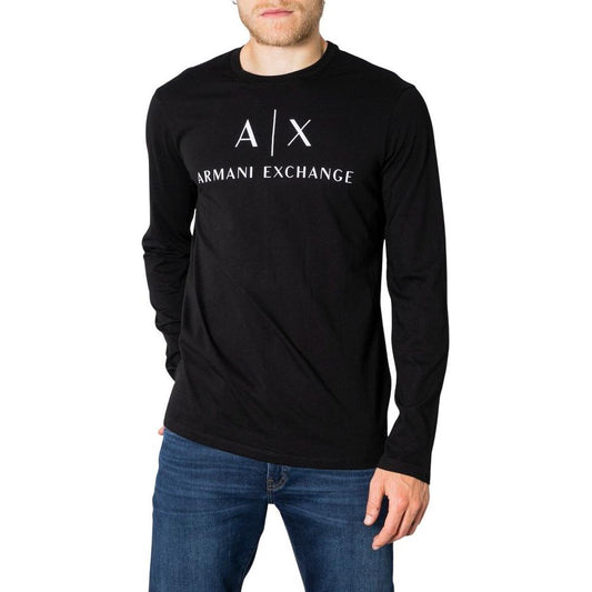 Armani Exchange Black Cotton Shirt Armani Exchange Black