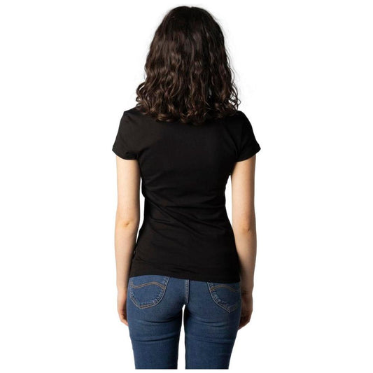 Armani Exchange Black Cotton Tops & T-Shirt Armani Exchange Black