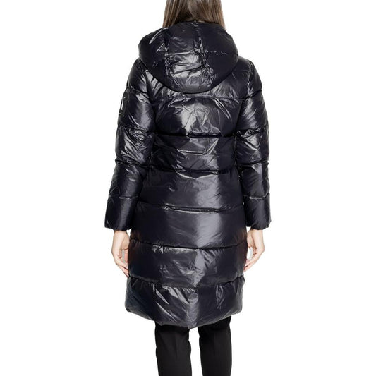 Armani Exchange Black Polyamide Jackets & Coat Armani Exchange Dark Slate Gray