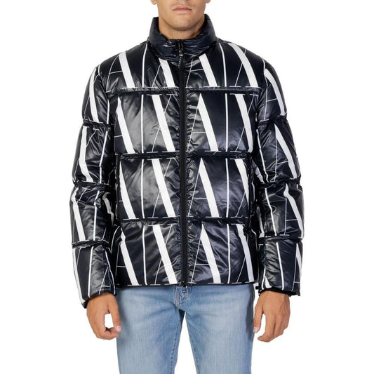 Armani Exchange Black Polyester Jacket Armani Exchange Dark Slate Gray