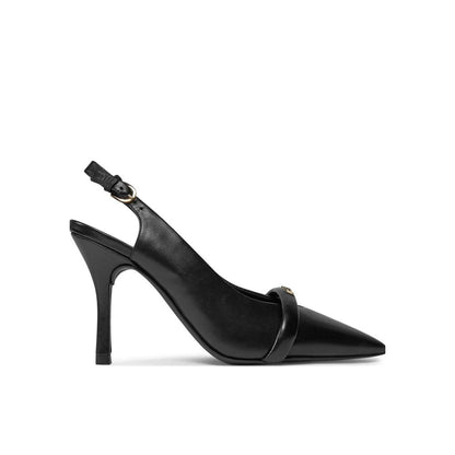 Furla Black Leather High Heel Pumps