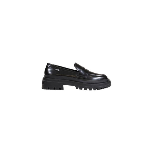Love Moschino Black Polyethylene Flat Shoe Love Moschino Dark Slate Gray