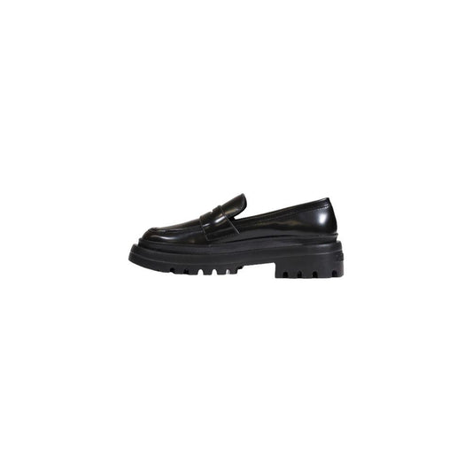 Love Moschino Black Polyethylene Flat Shoe Love Moschino Dark Slate Gray