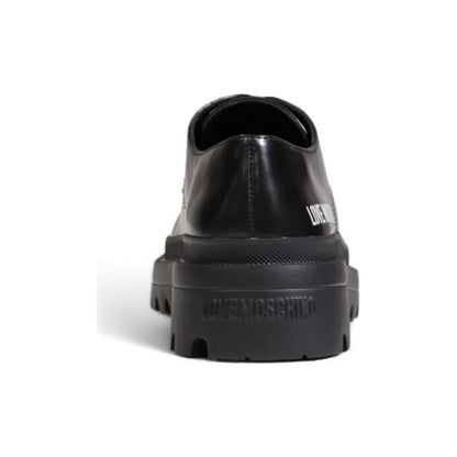 Love Moschino Black Polyethylene Platform Pumps