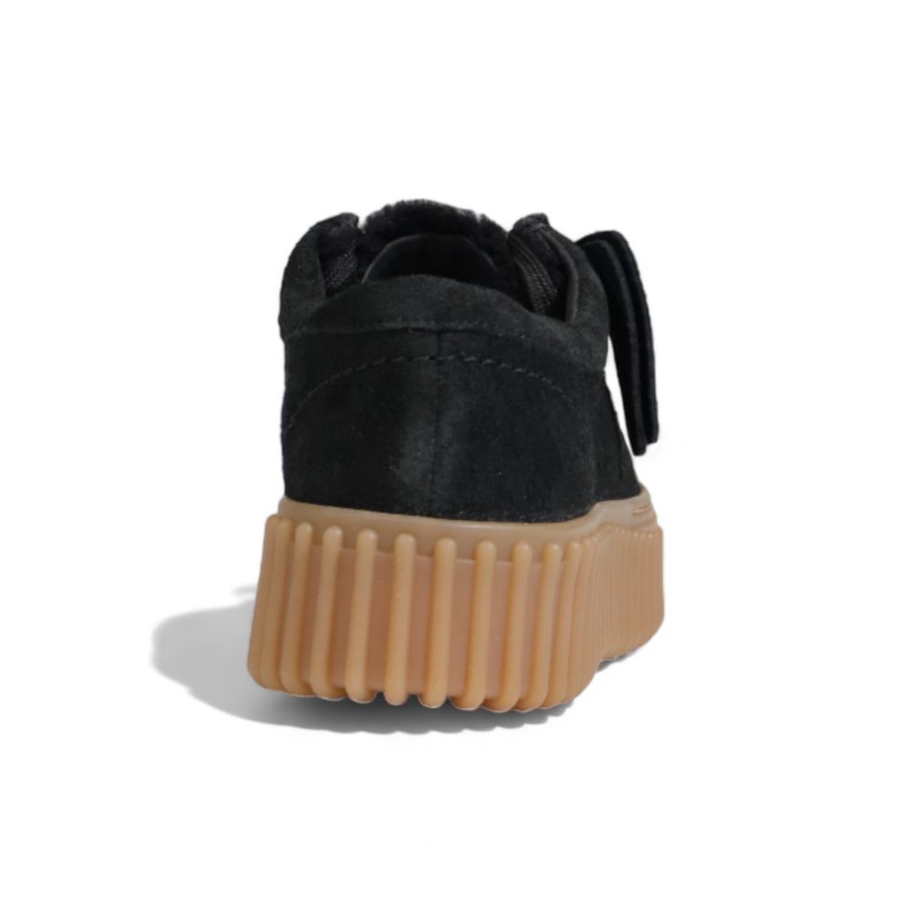 Clarks Black Sponge Platform