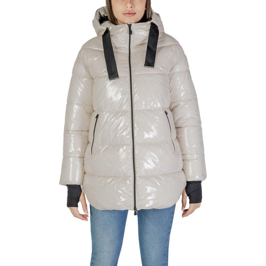 Suns Beige Polyamide Jackets & Coat Suns Gray