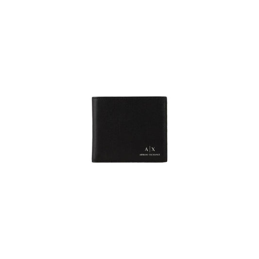 Armani Exchange Black Leather Wallet Armani Exchange Black