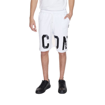 Icon White Cotton Bermuda