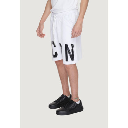 Icon White Cotton Bermuda