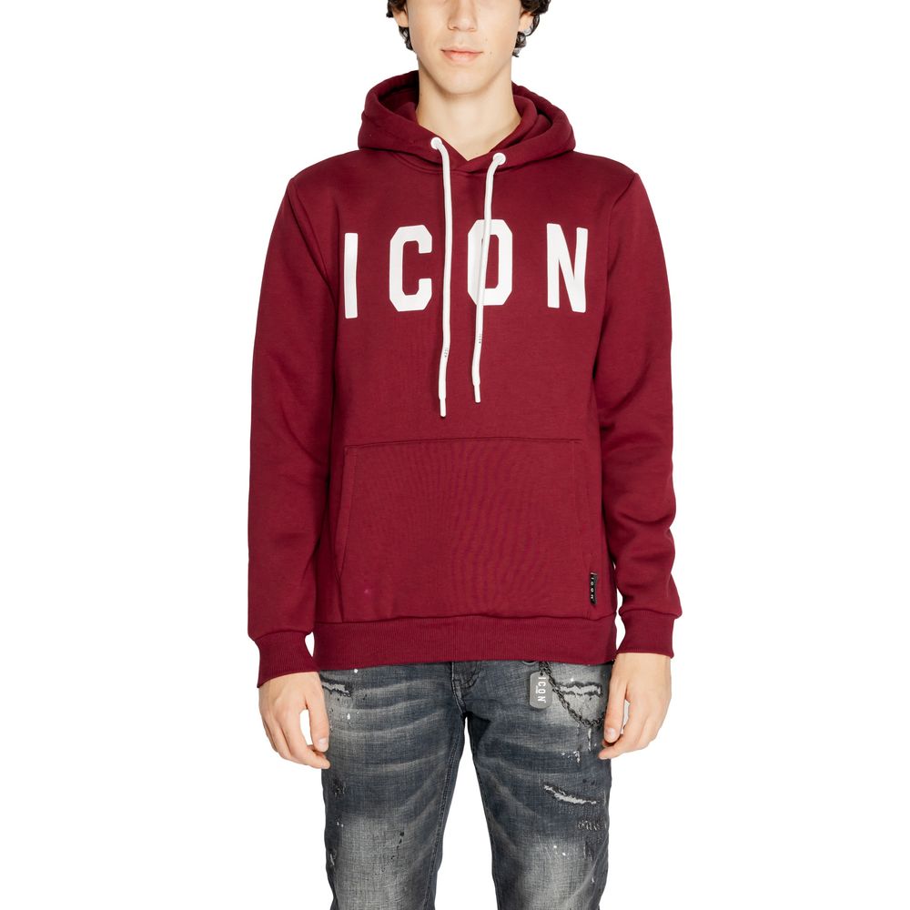 Icon Bordeaux Cotton Hoodie