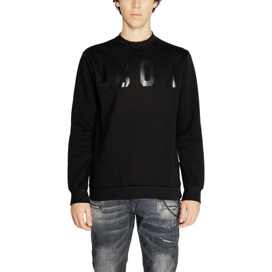 Icon Black Cotton Sweater Icon Black
