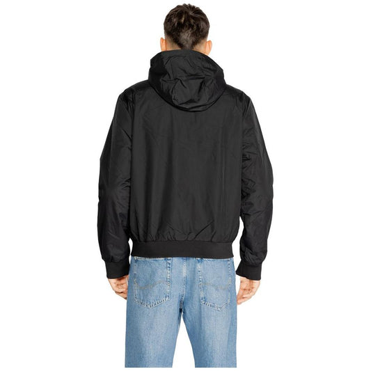 EA7 Emporio Armani Bicolor Polyamide Jacket EA7 Emporio Armani Dark Slate Gray