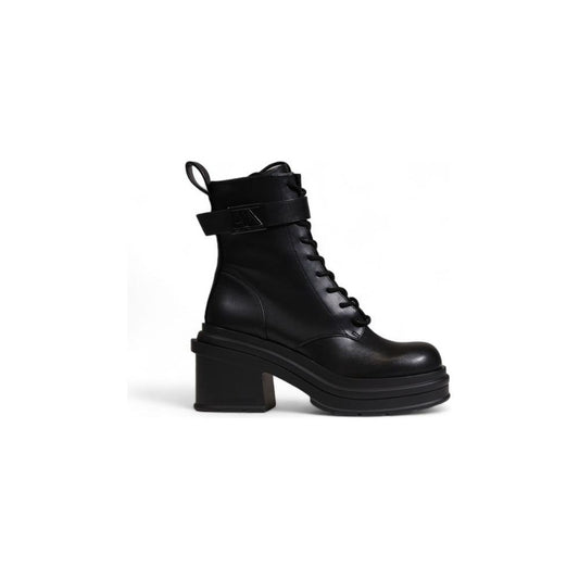 Armani Exchange Black Polyester Boot Armani Exchange Black