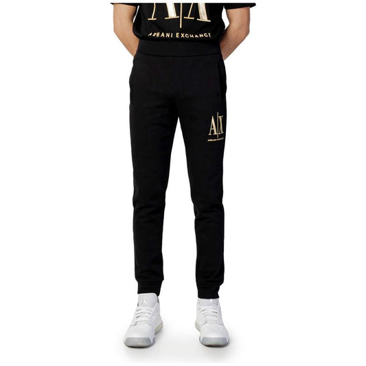 Armani Exchange Black Cotton Jeans & Pant Armani Exchange Black
