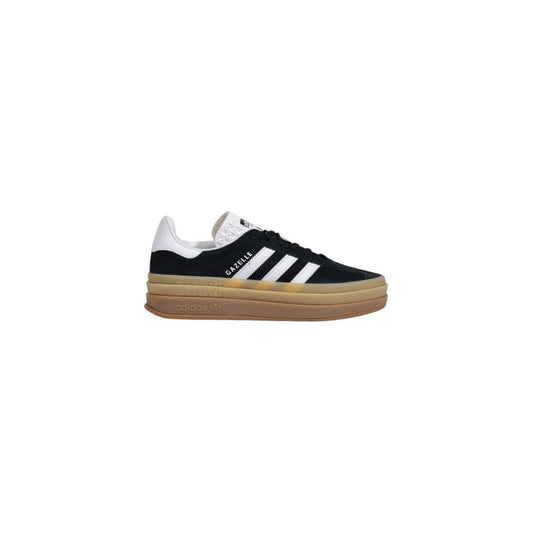 Adidas Black Suede Leather Sneaker Adidas Dim Gray