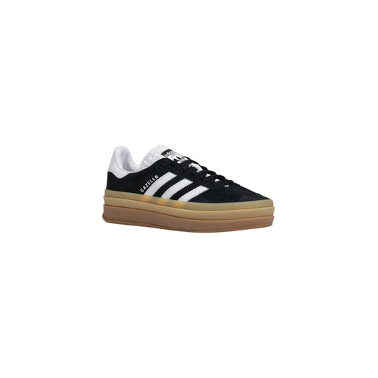 Adidas Black Suede Leather Sneaker Adidas Dim Gray
