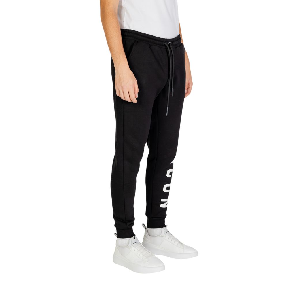 Icon Black And White Cotton Joggers Workout Pant