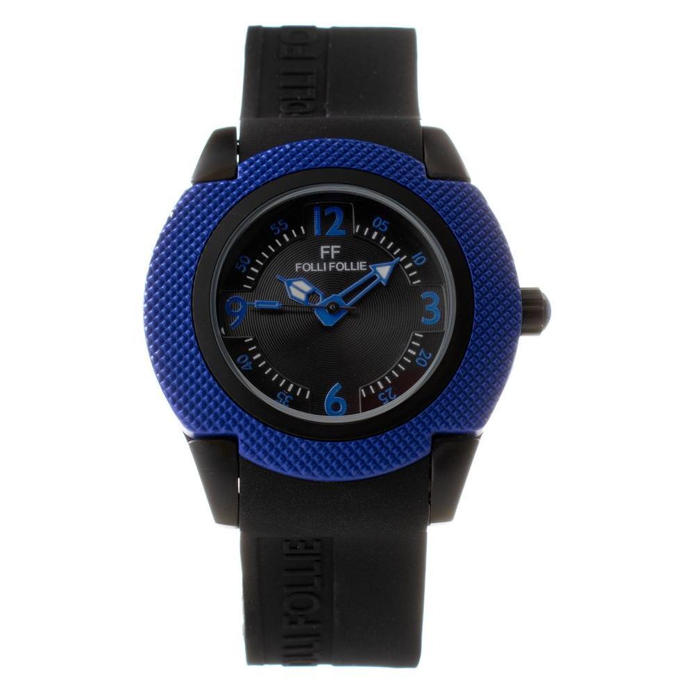Folli Follie Black Synthetic Sport Watch