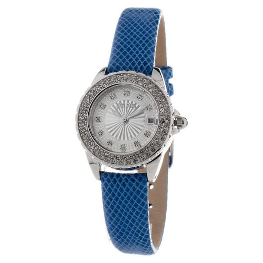 Folli Follie Blue Leather Watch FFWF1A006STAAC