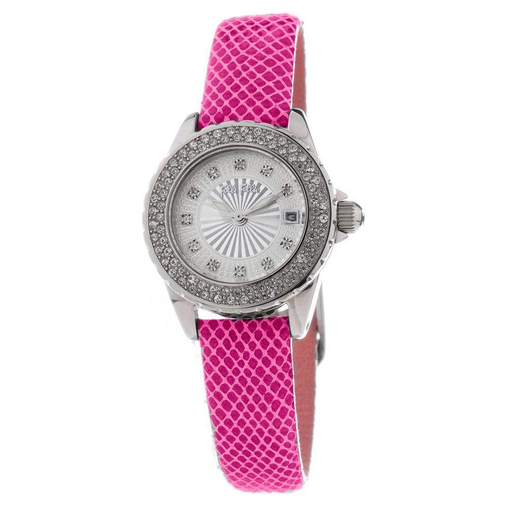 Folli Follie Multicolor Leather Dress Watch