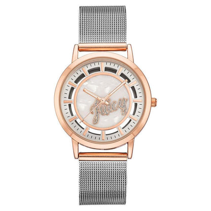 Juicy Couture Silver Stainless Steel Dress Watch