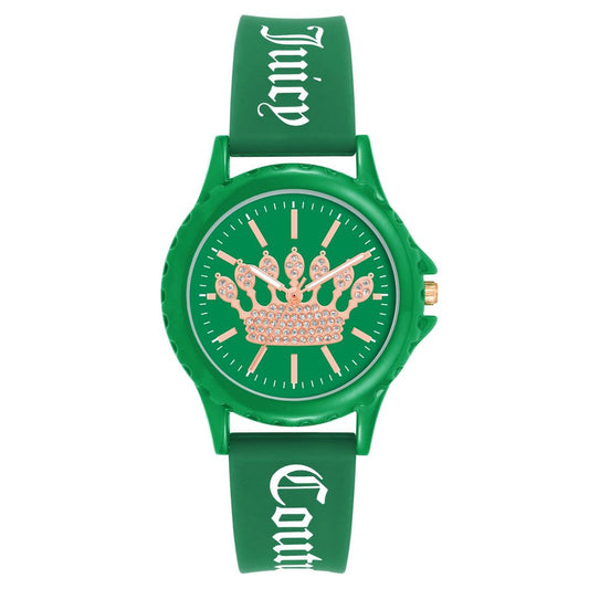 Juicy Couture Green Synthetic Bracelet Watch